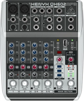 Мікшерний пульт Behringer Xenyx QX602MP3 (4033653070522)