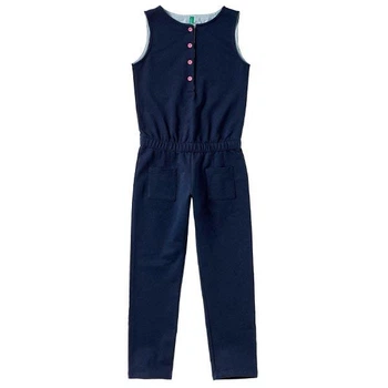 Детский летний комбинезон для девочки United Colors of Benetton 162387 98-104 см на 3/4 года Темно-синий (2200004416762)