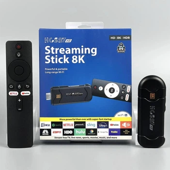Смарт ТВ приставка Smart TV Android TV Stick HCS97 8K Android 14.0 WI-FI 2.4-5G 2Gb 16Gb