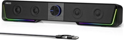 Комп'ютерні колонки Jeecoo A40 Bluetooth із підтримкою Plug & Play адаптер USB-C у комплекті