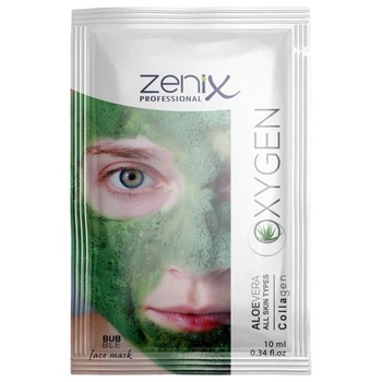 Кислородная пузырьковая маска для лица с экстрактом алоэ Zenix 10 мл