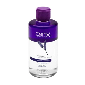 Двофазна міцелярна вода для зняття макіяжу Zenix 200 мл