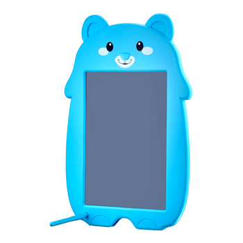 Графический планшет Writing Tablet Bear для детей 9 дюймов голубой для рисования и заметок