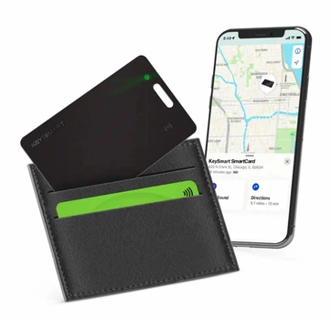 Картка-трекер KeySmart SmartCard з підтримкою Apple Find My IPX7 бездротова зарядка