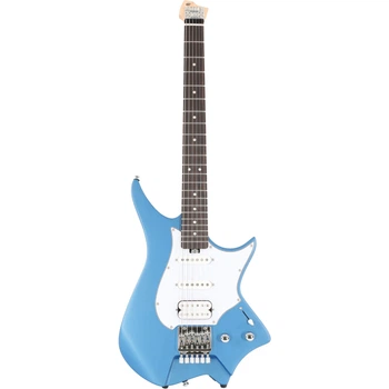 Безголова електрогітара HILS HNS1R S/MOB (Satin Metallic Ocean Blue)