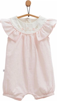 Дитячий пісочник лляний Caramell Serenity Girl 62-68см рожевий