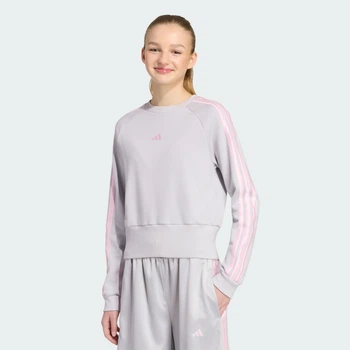 Детский свитшот SATIN adidas KT2107 (116) серый (4069996808492)