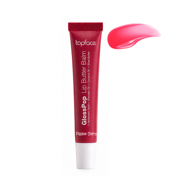 Блеск-бальзам для губ TopFace Gloss Pop Lip Butter Balm PT161, 003 Passion Cherry Вишневый