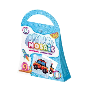 Набор аквамозаики для творчества 6 схем 8 цветов для детей Danko Toys MC-7732