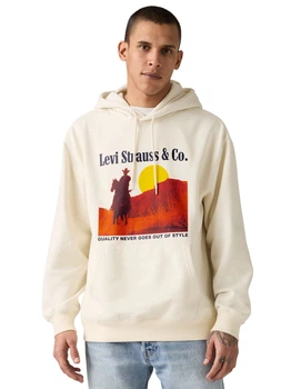Худи на флисе мужское Levi`s 30133390 M Молочное (1160661654)