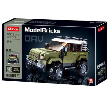Конструктор Джип SUV 317 деталей для дітей Sluban MC-8891