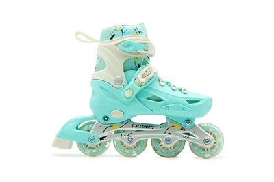 Роликовые коньки раздвижные 31-34 для детей с подсветкой Scale Sports MC-8437