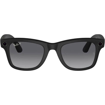 Смарт-очки Ray-Ban Meta Wayfarer Gen2 LargeShiny Black Frame/Clear to Graphite Green Transit.Lens. RW4012 601/1M 53-22
