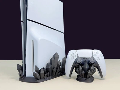 Держатель/Подставка для PS5 (Консоль + Геймпад DualSense)