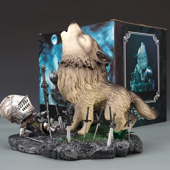 Фигурка Великий Серый Волк Сиф Great Grey Wolf Sif Dark Souls Дарк Соулс диорама 21 см