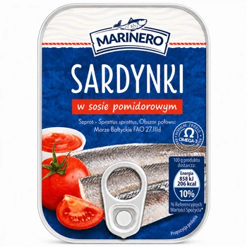 Сардинки Marinero в Томаті Sardynki w sosie pomidorowym 110 г
