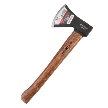 Сокира 1000 г, карбонізована ручка, 48-57 HRC STORM INTERTOOL (HT-0269)
