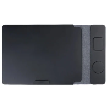 Подставка-чехол для ноутбука 4in1 STAND S100 15W искусственная кожа 477x256x12 мм черная