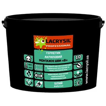 Герметик LACRYSIL для монтажных швов (В) 3,0кг