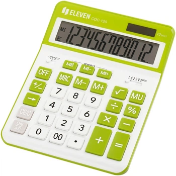 Калькулятор бухгалтерский Eleven CDC-120-WH/GN