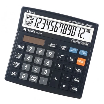 Калькулятор настольный с коррекцией Eleven CT-555N