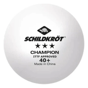 М'ячі для настільного тенісу DONIC CHAMPION 40+ 3* 1 штука пластик білий