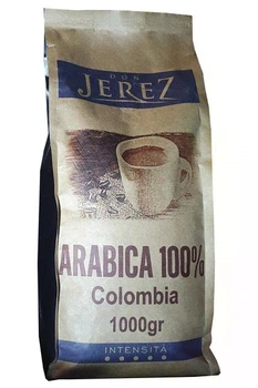 Кава Don Jerez Arabica 100 Colombia в зернах, 1 кг