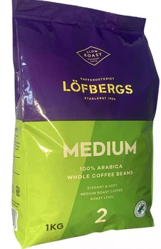 Кава в зернах Medium, Lofbergs 1кг