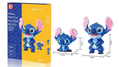 Конструктор Стіч з "Ліло і Стіч". Фігурка з міні-блоків lilo and stitch (2 фігурки)