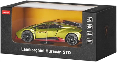 Samochód Rastar Lamborghini Huracan STO 1:32 Zielony 64310 (6930751322868)