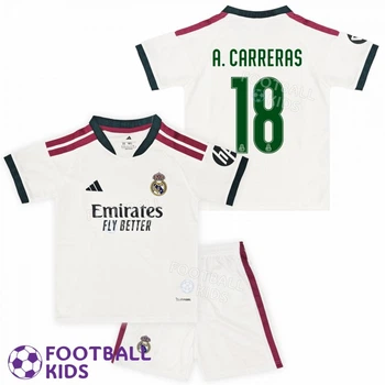 Футбольная форма для детей Real Madrid A. CARRERAS 18 Реал Мадрид 2027 Home 155-165 см (set47791-138467-4)