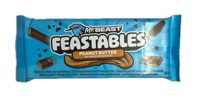 Шоколад Feastables Mr Beast Peanut Butter с арахисовой пастой молочный 60 г (SZE0802)