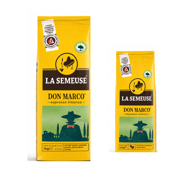 Швейцарский кофе La Semeuse Don Marco в зернах, комплект 500 г + 1 кг
