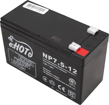 Акумуляторна батарея Enot AGM 12V-7.5Ah (NP7.5-12/no VAT)