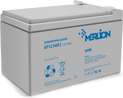 Акумуляторна батарея MERLION AGM 12 V 14 Ah (GP12140F2)