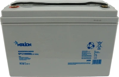 Аккумуляторная батарея MERLION AGM 12V-100Ah (GP121000M8)