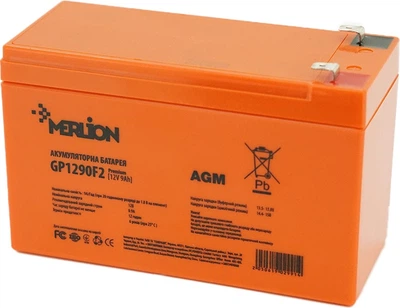 Акумуляторна батарея MERLION AGM 12 V 9 Ah (GP1290F2 PREMIUM)