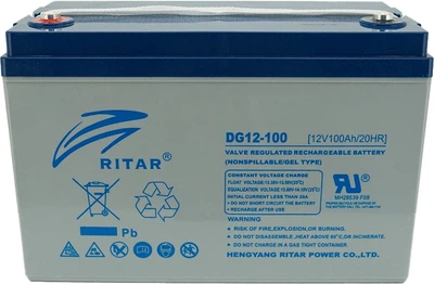Аккумуляторная батарея GEL RITAR 12V 100.0Ah (DG12-100)