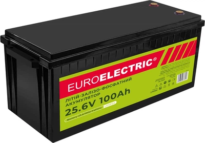 Аккумуляторная батарея Euroelectric 25.6V 100Ah LiFePO4 (Battery-25.6/100(LiFePO4))
