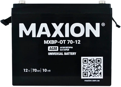Аккумуляторная батарея Maxion MXBP-OT 70-12 AGM