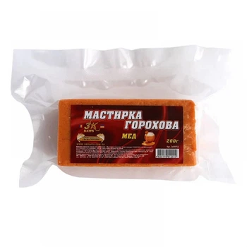Мастирка 3-K Baits горохова (мед) 200г