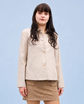 Женская куртка BRIGGS (USA) XL светло-бежевого (Ivory) цвета