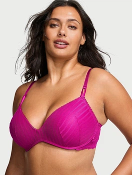 Бюстгальтер без косточек с Push-up Victoria's Secret 495534295 34B Розовый (1160688963)