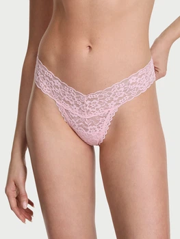 Трусики танга женские Victoria's Secret 649626401 M Розовые (1160864472)