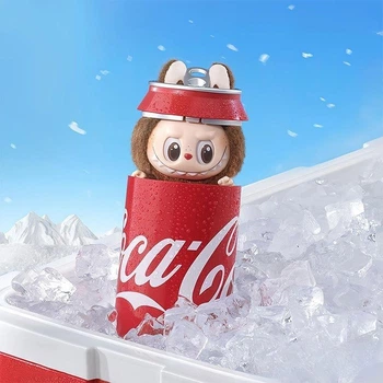 Плюшевий брелок Labubu у формі банки Coca Cola м'яка колекційна іграшка