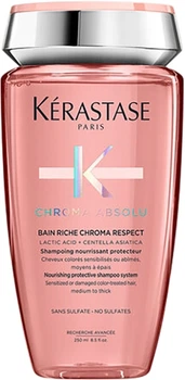 Шампунь Kerastase&nbsp;Chroma Absolu Bain Riche Chroma Respect восстанавливающий 250 мл (3474637059002)