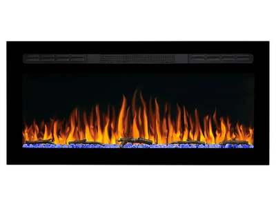 Электрокамин ArtiFlame AF37WR настенный встраиваемый 3D визуализации пламени со звуком с обогревом