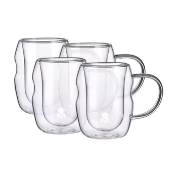 Набор чашек с двойными стенками MasterPro Mixology 50 мл 4 шт. (BGMP-20209)