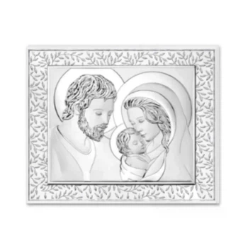 Икона серебряная Святое Семейство (20 х 25 см) Valenti 81494 5L