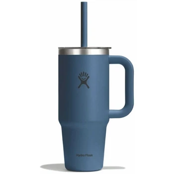 Термочашка Hydro Flask 700 ml Travel Tumbler Clear Lid Синій